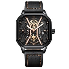 POEDAGAR Fashion Men Luxury Wristwatches Chronograph Luminous Waterproof Date