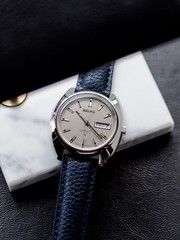 Seiko Seikomatic-P 5106-7030 Dark Silver Linen Textured Dial