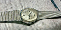 Women’s Timex Silver Chrome Plated Wrist Watch Vintage