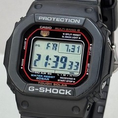 Mint condition G-SHOCK GW-M5610 Radio-controlled solar watch, black square case.