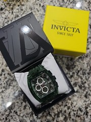 Retail $249.00 🔥 Invicta S1 Rally Men’s Quartz Chronograph 44mm Green Strap 30m