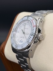 GUCCI YA136336 Unisex Dive White Wristwatch 40mm
