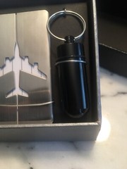 Fashion Men’s Watch Set•Money Clip•Luggage Tag•Pill Case W Key Ring BRAND NEW