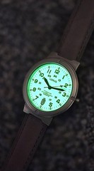 Lorus Men’s Titanium Quartz Field Watch – New Mineral Crystal & Strap – Mint