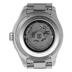 Timex Waterbury Heritage Automatic GMT 42mm Stainless Steel Bracelet Watch