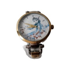 Disney Frozen Elsa Watch Stenless Steel Bracelet Gold/sliver. New