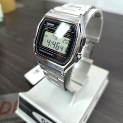 Casio A-158WA-1 metal band Original Classic Chronograph Unisex Watch Alarm Date