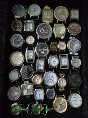 Watch Parts Craft Repair Broken Repurpose Vintage Fair Condition As Is Lot 1O