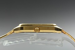 1982 Near MINT SEIKO King twin Quartz 32mm 9443-5020 Gold Dial Men’s Vintage