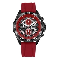 Men Outdoor Casual Multifunction Quartz Wristwatch Luminous Large Dial Watch