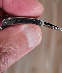Rolex 100% genuine 1967 vintage 20mm riveted 7206/6636 clasp and extra,5512,1675