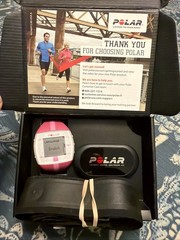 Pink Polar FT4F PUR/PNK Digital Watch Womens Heart Rate Monitor READ BELOW