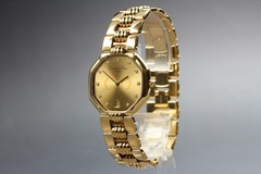[Near MINT] Christian Dior 45.154 11P Diamond Gold Quartz Vintage Unisex Watch