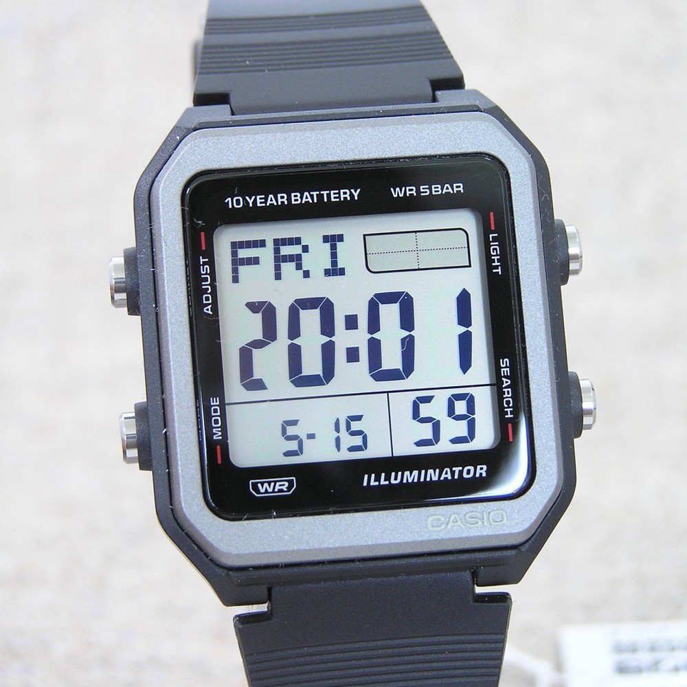 UK STOCK CASIO W-221H-1AJF Japan Exclusive Digital Watch Classic Model Black