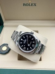 Rolex Explorer 36MM NEW 2026 Black Dial Oyster Smooth Bezel Stainless Steel