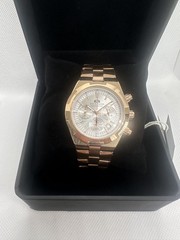 Luxury Classic Men’s Quartz Watch Business 3ATM Paulareis Rose Gold Stopwatch