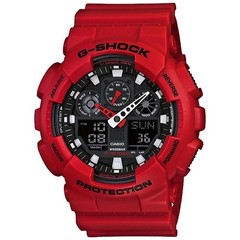 Casio G-Shock GA-100B-4AJF Vibrant Matte Red Analog-Digital Men’s Watch New