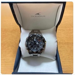 Casio Oceanus Cachalot OCW-P500TDJ-1A1JF Tough Solar Radio Titanium Full Set