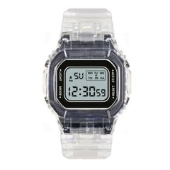 Reloj De Pulsera Deportivo Digital Transparente Para Hombre Mujer Cronógrafo LED
