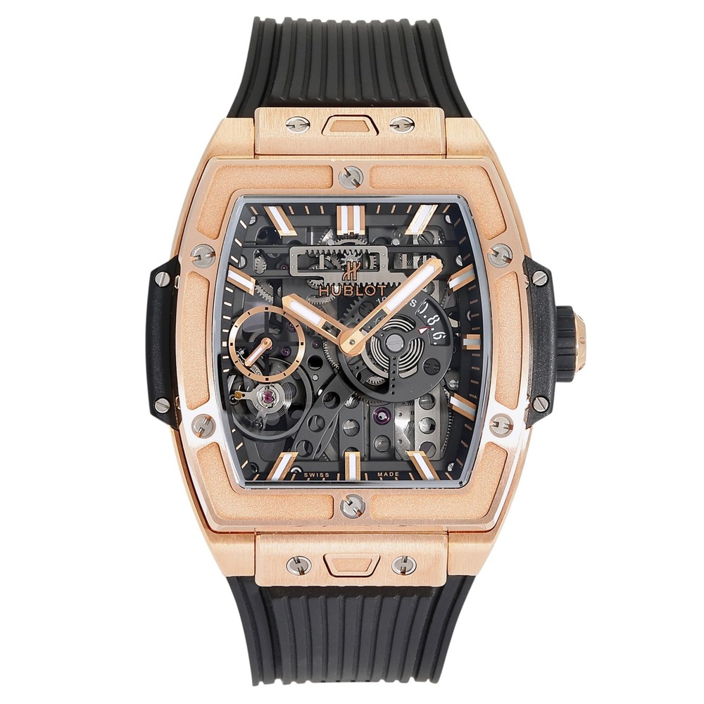 HUBLOT Spirit Of Big Bang 614.OX.1180.RX Hand-rolled 45mm Silver 18K King Gold
