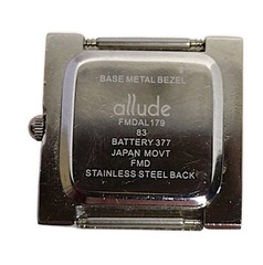Allude FMDAL 179 83 Watch DIAL ONLY NO BAND SQUARE FACE BLUE GEMSTONE READ BELOW