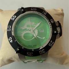Invicta Subaqua Noma III Dragon Quartz Men’s Diver Watch 52mm 200m Green Dial