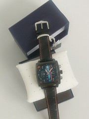 Watch Le Mans Style Steve McQueen Movie Fan New + Boxed Leather Strap