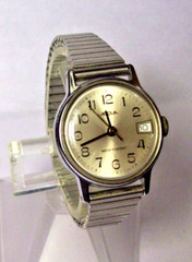 Timex Acqua Ladies Watch Mechanical w/Date size 6.75″-7.00″ Looks & Runs Great