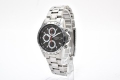 [Exc+5] SEIKO Chronograph 100m 7T92-0DW0 38mm Black Dial Quartz Mens Watch JAPAN