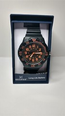 GEORGE Sports 24 Hour Easy Read Dial Long Life Battery Black Watch – Men