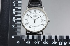 [N MINT] Longines Grand Classic L4.720.4 White Roman Dial Silver Qz Men’s Watch