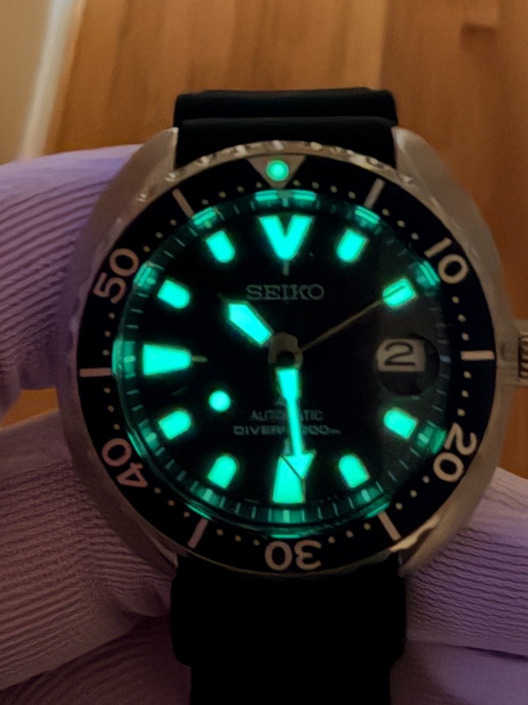 Seiko Prospex SRPC39K1 Blue Mini Turtle Automatic Diver Watch 4R35-01Y0 Loose