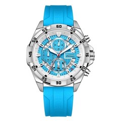 Men Outdoor Casual Multifunction Quartz Wristwatch Luminous Large Dial Watch
