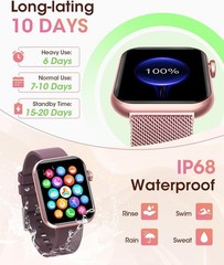 Reloj Inteligente Para iPhone Android De Mujer Smart Watch Pantalla Táct Nuevo