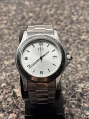 ESQ 300486 Swiss Men’s Stainless Steel Watch with New Battery