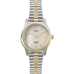 Timex T2M828 Women’s Essex Avenue Two-Tone Stainless Steel Expansion Band Watch