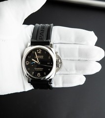 Panerai Luminor Marina 1950 3-Day 2017 44mm Blue Seconds Complete PAM01359