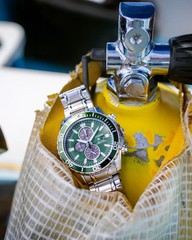 Citizen Eco Drive Promaster Dive Green Dial Stainless Steel CA0820-50X