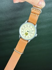 Raketa Watch Radiation Mechanical Military Wrist Russian Vintage Soviet USSR Men
