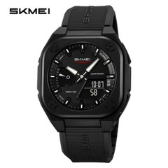 SKMEI Men Watch Fashion Dual Time Wristwatch Student Electronic Digital Watch