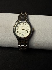 Vintage Timex Indiglo Watch, Womens Two Tone Gold And Silver Watch
