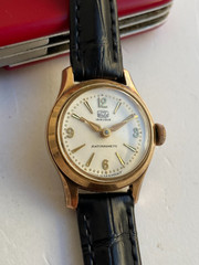 VINTAGE Women’s WRIST WATCH WORKING ARCTOS UMF RUHLA CAL. M3 15 JEWELS AU 20 GP