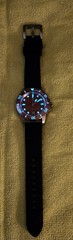 Wishdoit Triton Prism Coral Red Dial Automatic Sapphire Crystal 40mm Watch