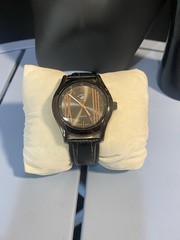 Beverly Hills Polo Club Men’s Watch Orange Dial Brown Leather Band