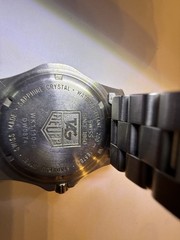 Tag Heuer Watch Professional 200M Quartz, Black Dial, Model# WK1110-0