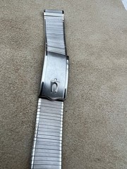 Vintage Accutron Bulova wristwatch wristband Duchess All Steel 17.5mm works 18mm