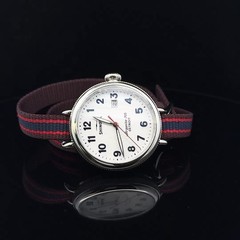 SHINOLA BIRDY 38MM WHITE DIAL ST. STEEL DOUBLE WRAP STRAP EXCELLENT CONDITION