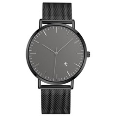 Men’s Watch Simple Men’s Wrist Watch Simple Ultra-Thin Fashion Mesh Stainless…