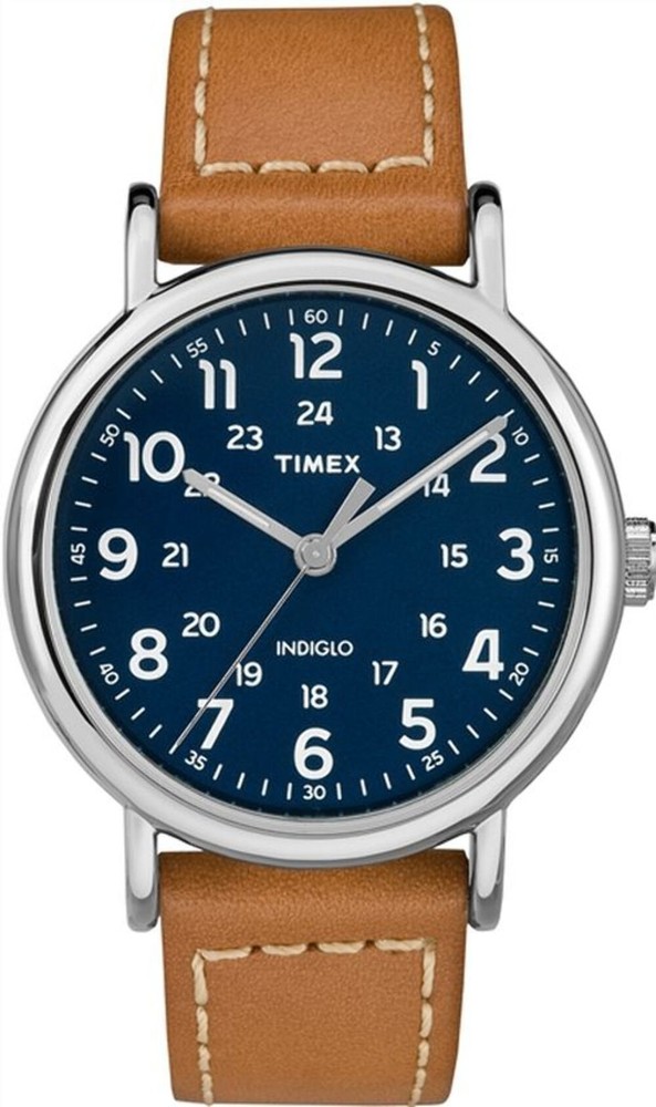Timex TW2R425009J Men’s Weekender Blue Dial Watch TW2R42500 TW2R42500JT