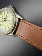 Vintage 1996 Seiko Quartz Field Watch 7N43-6B20 New Crystal,Strap